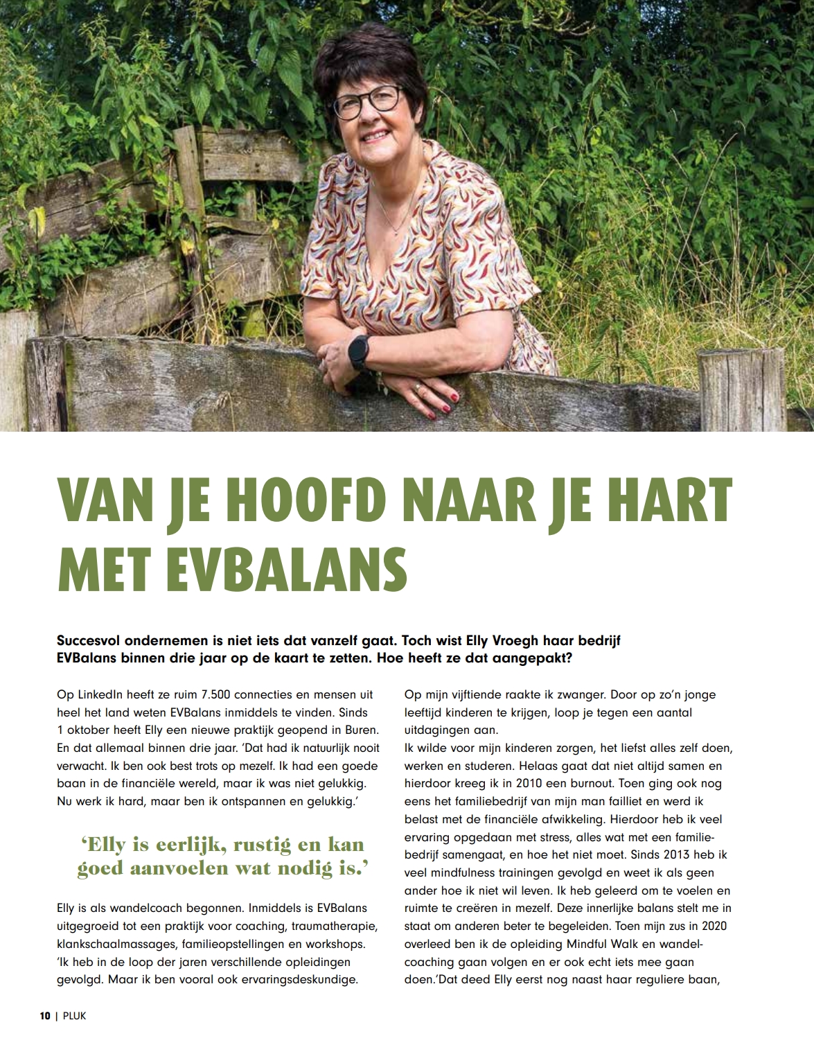 Publicatie in Pluk Magazine